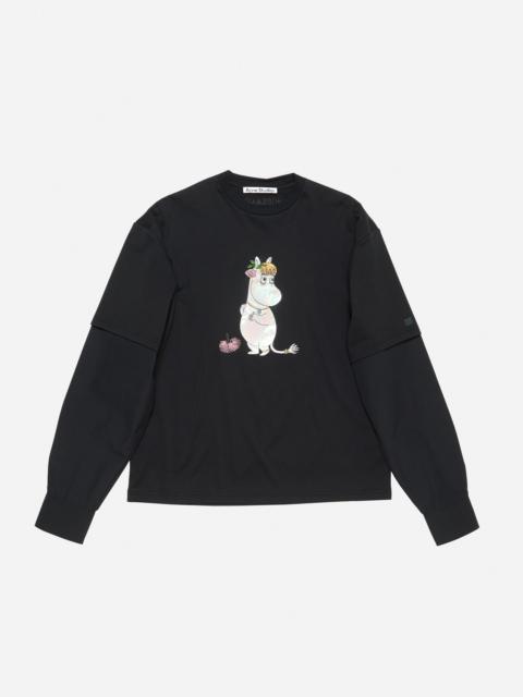 T-shirt Acne Studios x Moomin - All black