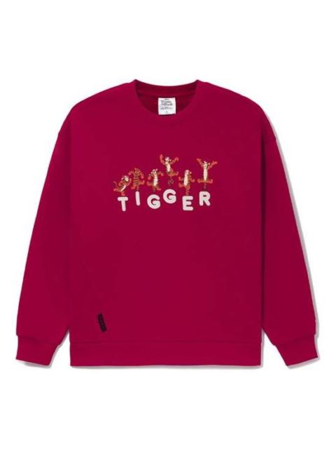 Li-Ning x Disney Crossover Series Cartoon Alphabet Printing Sports Loose Pullover Couple Style Chica