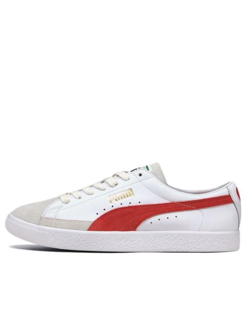 PUMA Basket Vtg Casual Shoes White/Red/Grey 374922-02