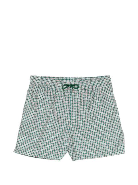 Kelly drawstring-fastening printed swim shorts