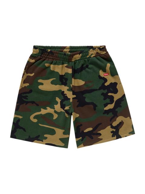 Supreme Small Box Sweatshort (FW24) Woodland Camo