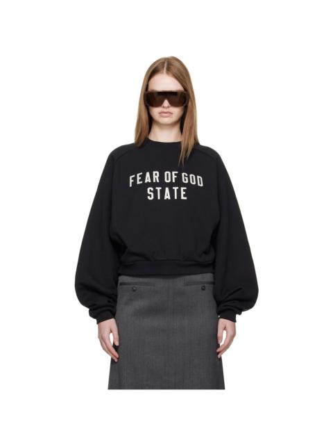 Black Fleece Raglan Crewneck Sweatshirt