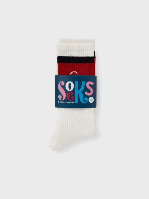 SIGNATURE STRIPED CREW SOCKS