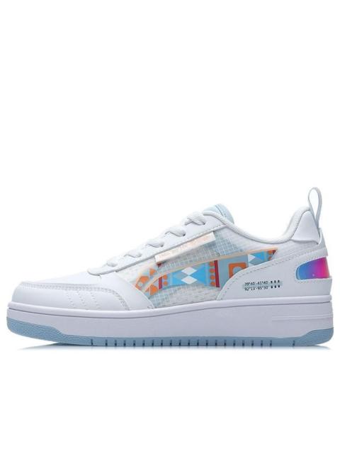(WMNS) Li-Ning No.258 Classic Leisure Low 'White Blue' AGCR202-3