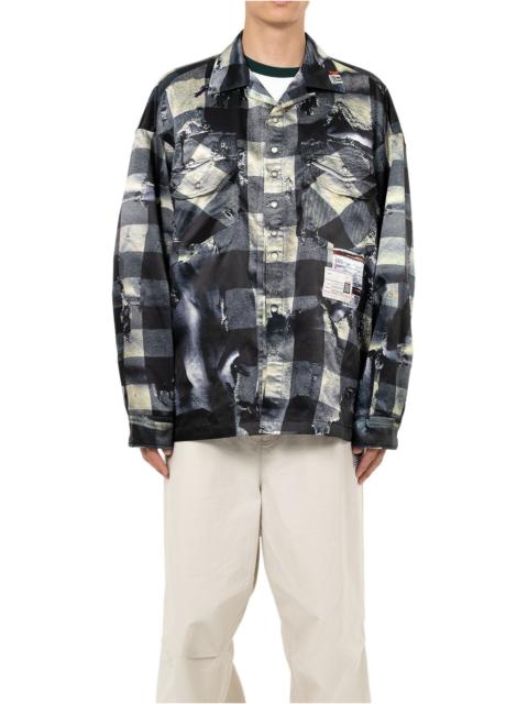 "T.A.T.A x MMY" Trompe-l'oeil Archive Printed Shirt