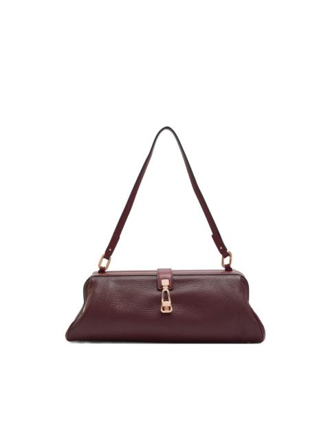 Paola tab detail clutch bag