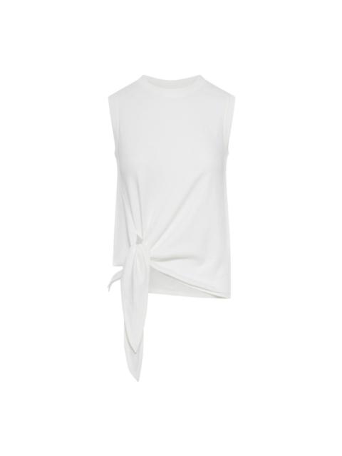 hem knot tank top