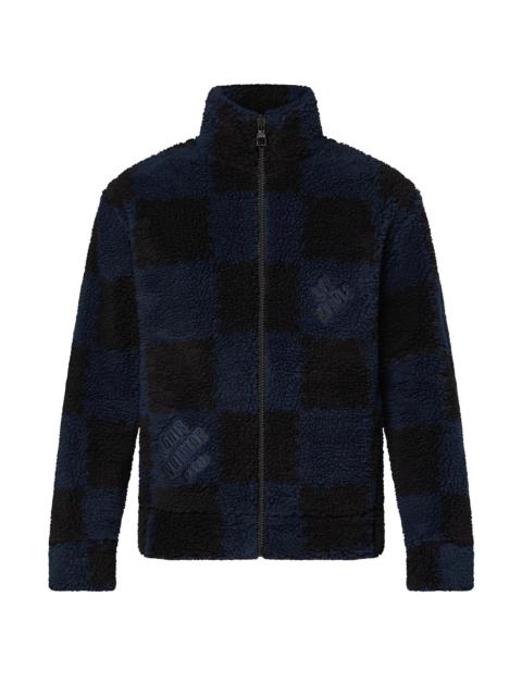 Jacquard Damier Fleece Blouson