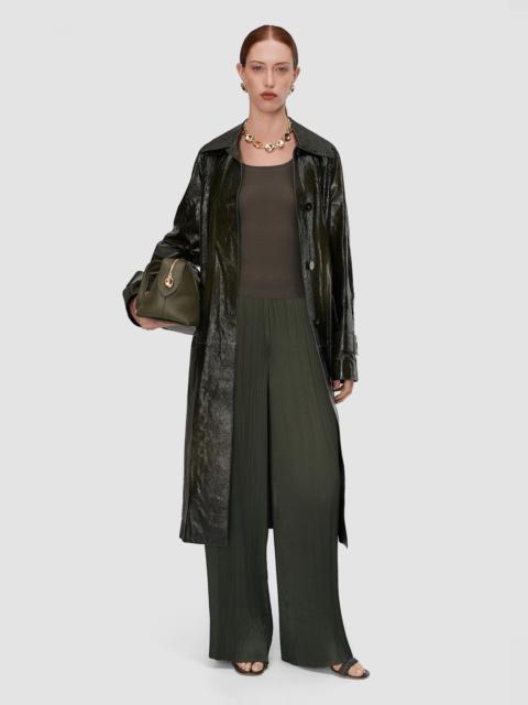 Amber Pleated Satin Trousers