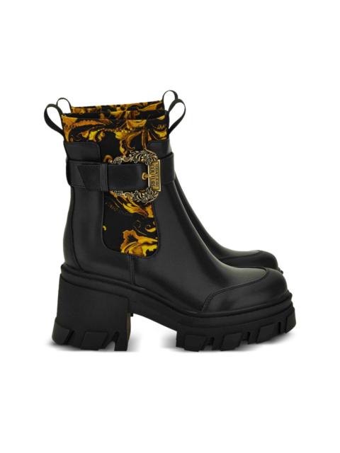 buckle-detail platform boots