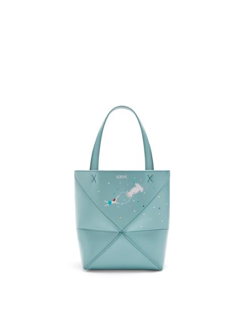 【LOEWE】PUZZLE FOLD TOTE MINI SQUID◆A779V25X13 LOEWE Suna Fujita x LOEWE Squid Mini Puzzle Fold Leather
