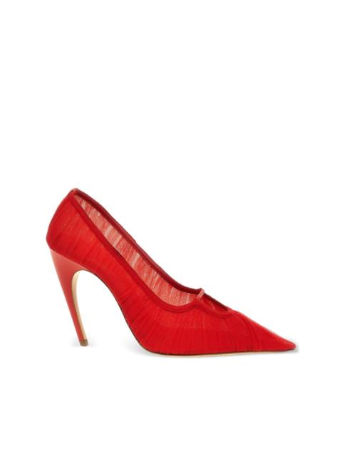 100mm tulle pumps