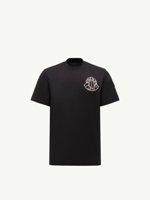 Overlapped Logo Cotton T-Shirt