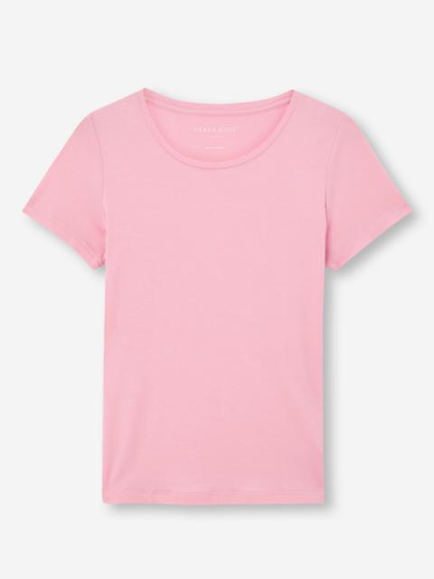 Women's T-Shirt Lara Micro Modal Stretch Ballet Pink