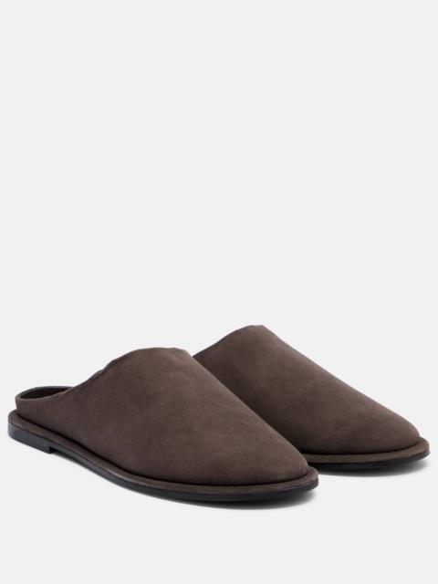 Spencer suede mules