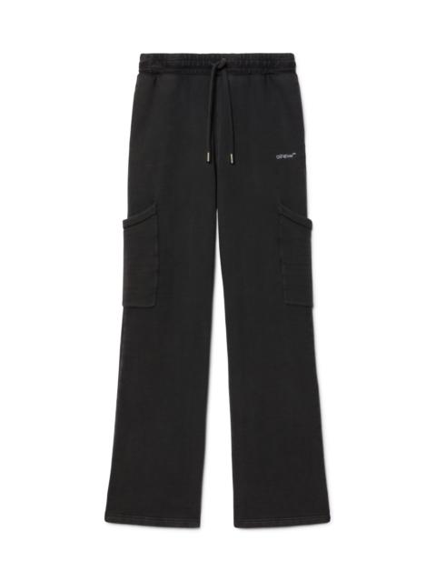 Black Bookish Cargo Sweatpants