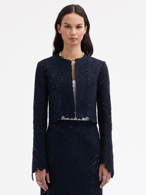 FERN CUTOUT TWEED JACKET