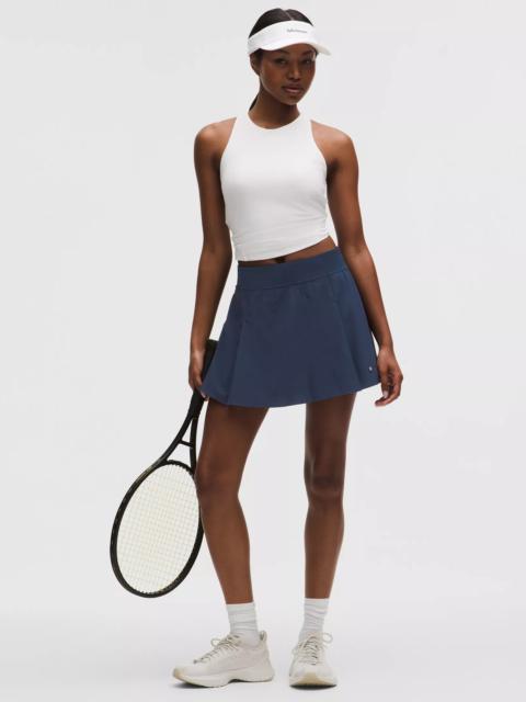 A-Line Side-Pleat Tennis Skirt