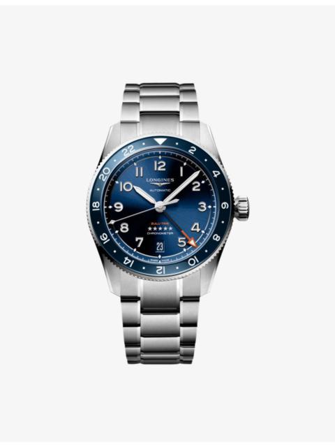 L3.802.4.93.6 Spirit Zulu Time Stainless-Steel Automatic Watch