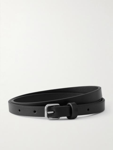 Textured-leather Belt