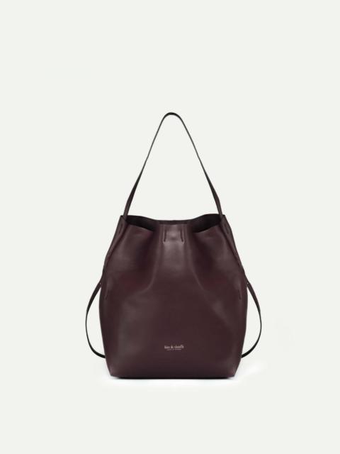 MULTI WAY MISSION SHOULDER BAG  -  BURGUNDY