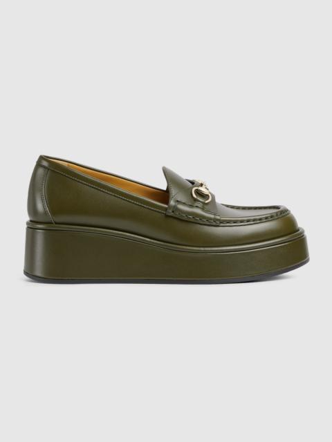 Women's Horsebit wedge loafer