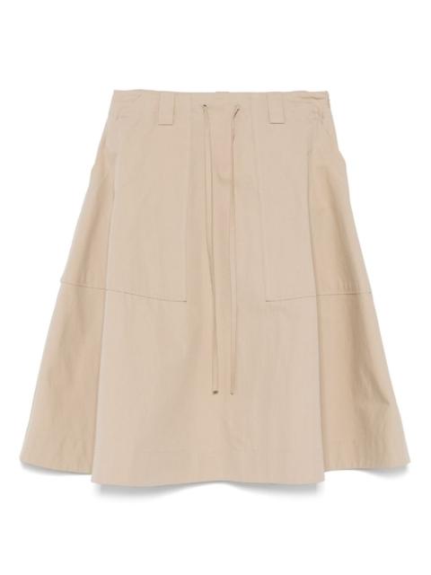 A-line midi skirt