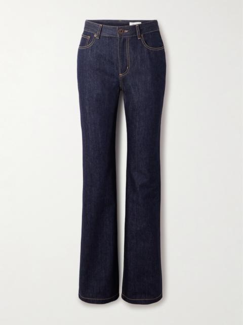High-rise Straight-leg Jeans
