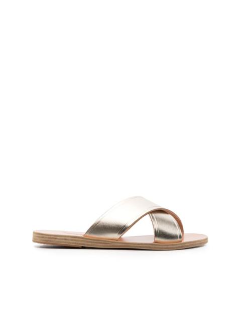 Thais metallic-effect sandals