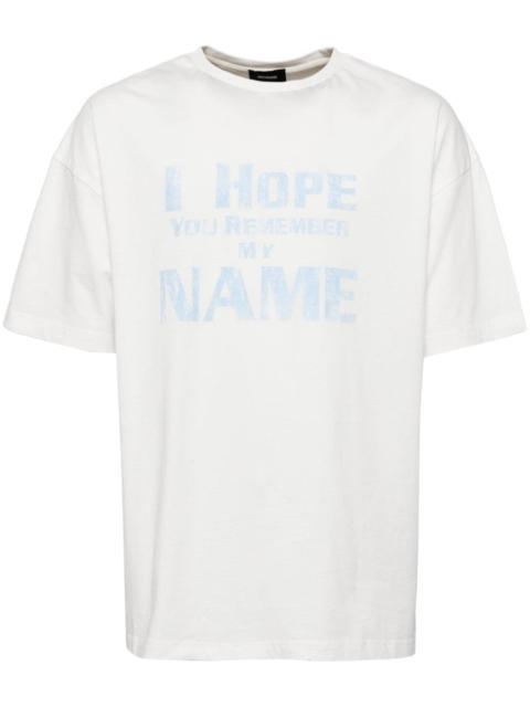 printed short-sleeves T-shirt