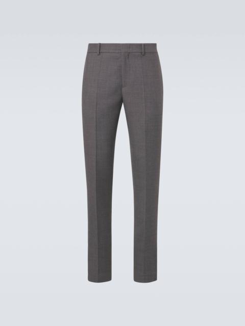 Virgin wool tapered pants