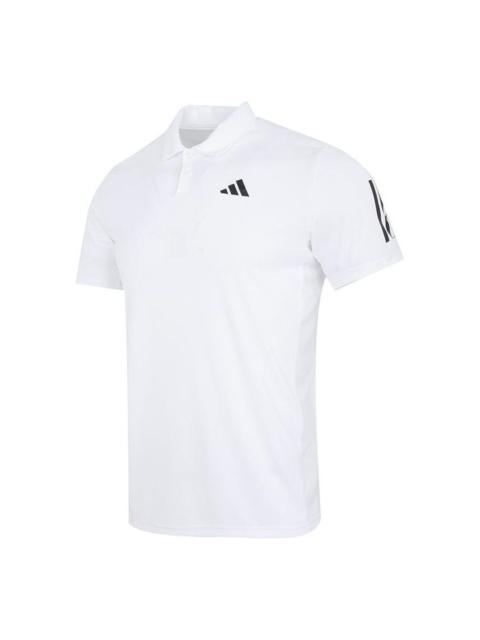 adidas Club 3-Stripes Polo Shirt 'White' IS2295