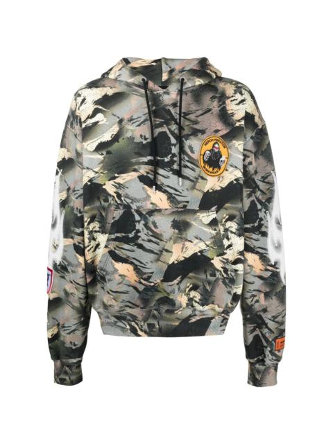 camouflage-print hoodie