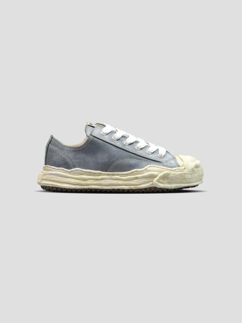 HANK OG SOLE LOW-TOP VINTAGE TREATMENT LEATHER SNEAKERS