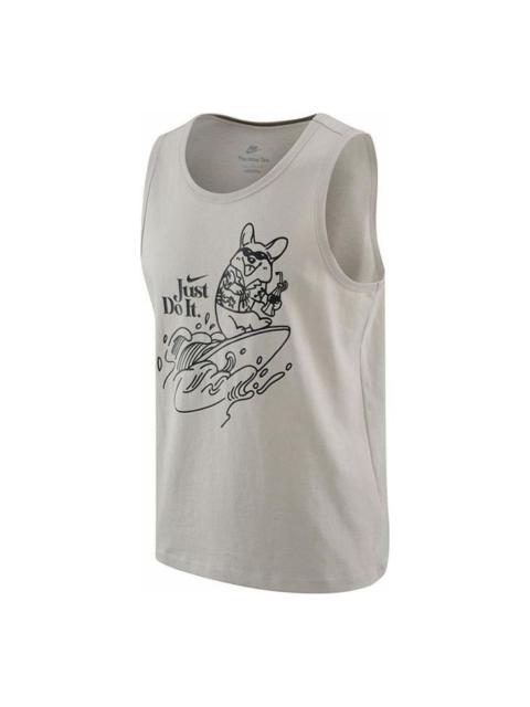 Nike Just Do It Cartoon T-Shirts 'Grey' FV1280-104
