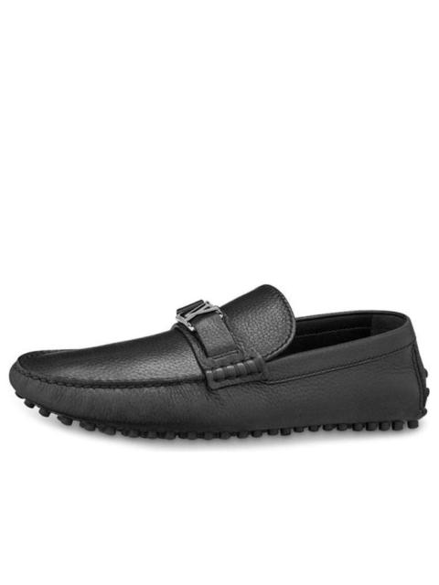 LOUIS VUITTON LV Hockenheim Moccasin Shoes 'Black' 1A5UTG