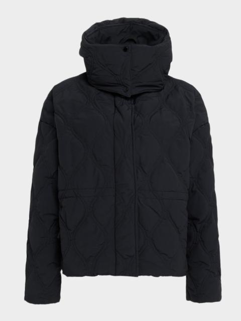 Claremont Hooded Down Bomber Jacket