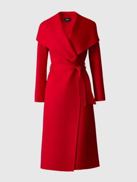 MAI-CN Double-face wool wrap coat