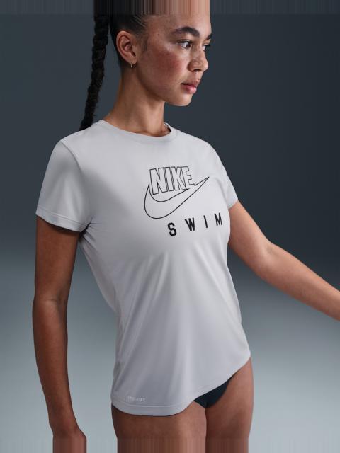 Nike Swim Swoosh Hydroguard Women's Short-Sleeve Top