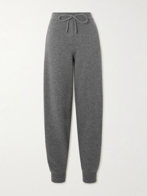 Hespero cashmere track pants Gray