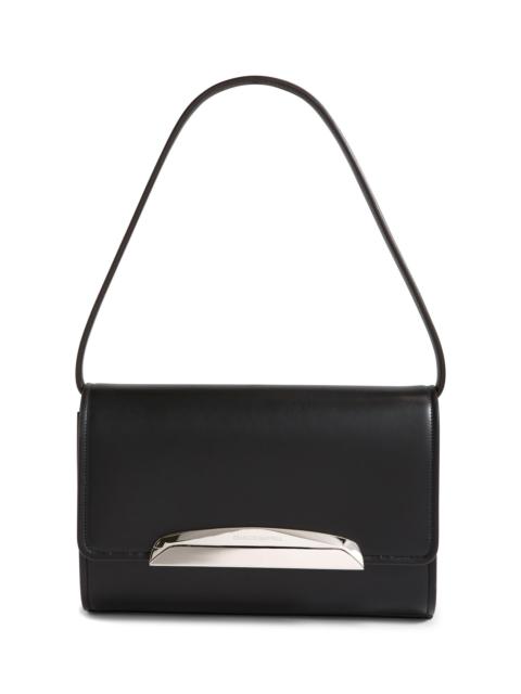 The Louise Pochette Bag in Leather black