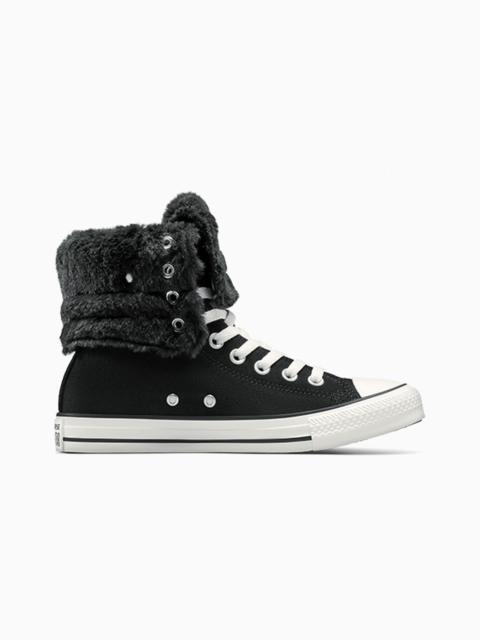 Chuck Taylor All Star Fold Over XHi Faux Fur