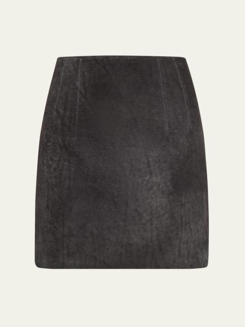 Nubuck Mini Skirt