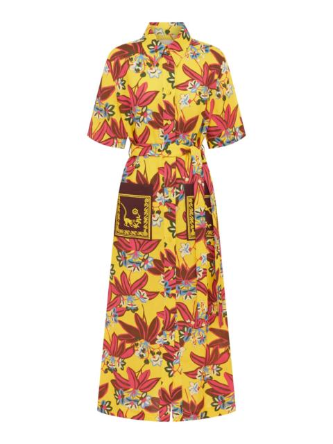 Leo Embroidered Shirtdress