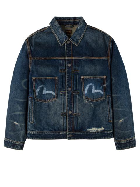 EVISU X GDC Washed Relax Fit Denim Jacket