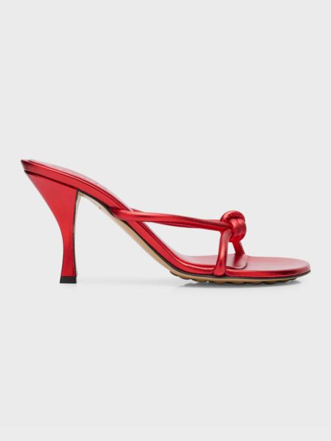 Blink Metallic Knot Slide Sandals