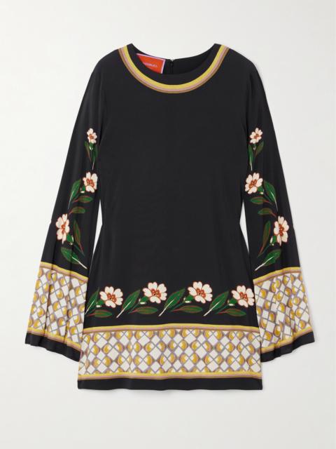 Icon Supremes Printed Crepe Mini Dress