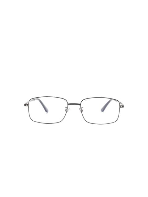 rectangle-frame glasses