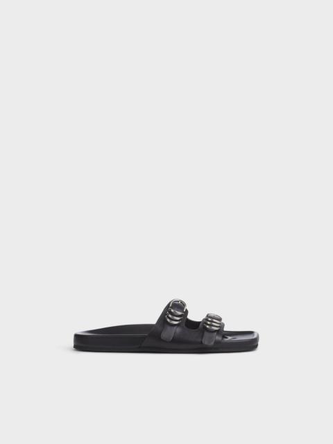 Rue Leather Slides