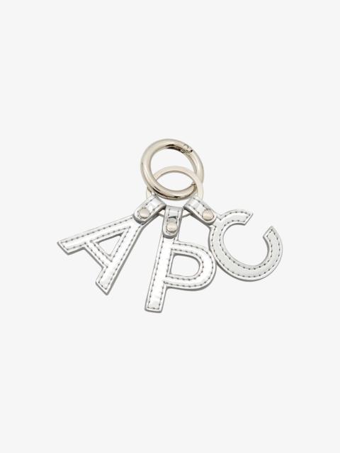 LETTRES A.P.C. KEY RING